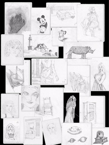 Esercizi di disegno realizzati seguendo le istruzioni del libro Disegnare con la parte destra del cervello di Betty Edwards Esercizi di disegno realizzati seguendo le istruzioni del libro Disegnare con la parte destra del cervello di Betty Edwards