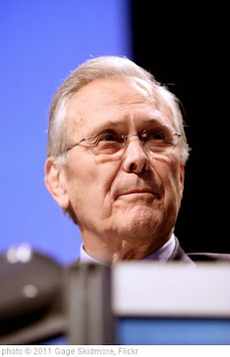 'Donald Rumsfeld' photo (c) 2011, Gage Skidmore - license: https://creativecommons.org/licenses/by-sa/2.0/