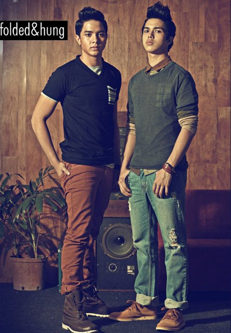 Alden Richards and Elmo Magalona for F&H Pre-Holiday 2012