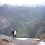 Looking down on Lysebotn