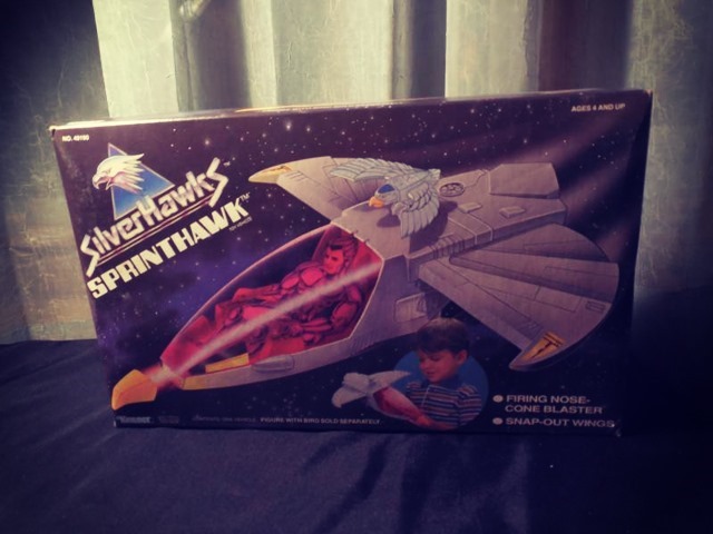 SilverHawks Sprinthawk Space Vehicle Front Side