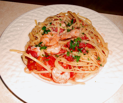 Stovetop Shrimp and Pasta; Donna Urso