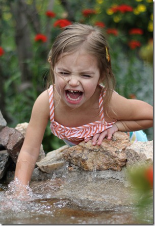 Alexa LOVES fountains!