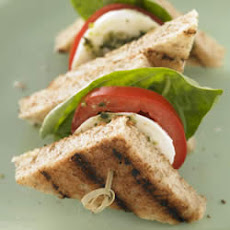 Whole Grain Caprese Sandwich Bites