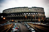 There it is, the famous Roman Coliseum! There it is, the famous Roman Coliseum!