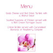 Pink Orchid 6 Menu