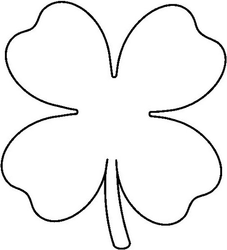 trebol dibujos para colorear dibujos para colorear trebol para colorear