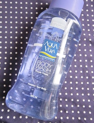 aqua vera body wash in purple petals, bitsandtreats aqua vera body wash in purple petals, bitsandtreats
