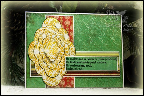Daisy-Vine Background, Bookmark Verses, Our Daily Bread designs