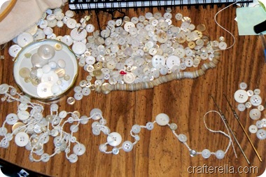 button garland button garland