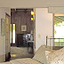 Looking into the Garden Suite's foyer from the suite itself.