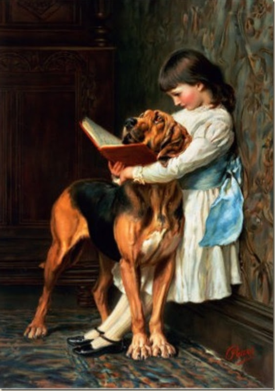 Briton Rivière, Enfant et son chien Briton Rivière, Enfant et son chien