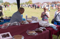 Eyeing up the cakes Eyeing up the cakes