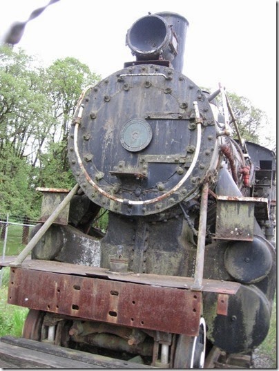 IMG_6427 Cowlitz, Chehalis & Cascade 2-8-0 #25 at Fort Borst Park in Centralia on May 12, 2007