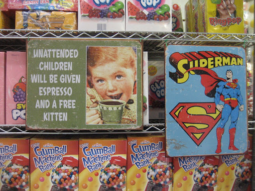 This sign is just too much!  I had to take a photo.