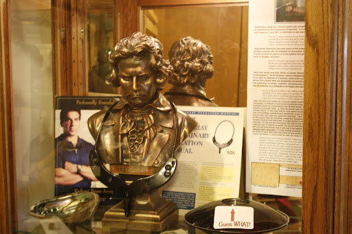 This Particular exhibit talks a little about Bach and the  accomplishments he achieved even when facing deafness. (Photo by: Kenrick Nobles)