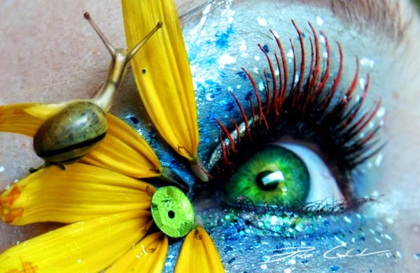 Идеи для оригинального макияжа глаз (53 фото) | Картинка №23