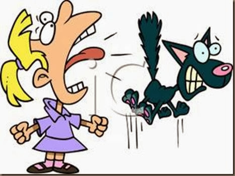 A_Girl_Screaming_and_Frightening_Her_Cat_Royalty_Free_Clipart_Picture_110416-142433-740053