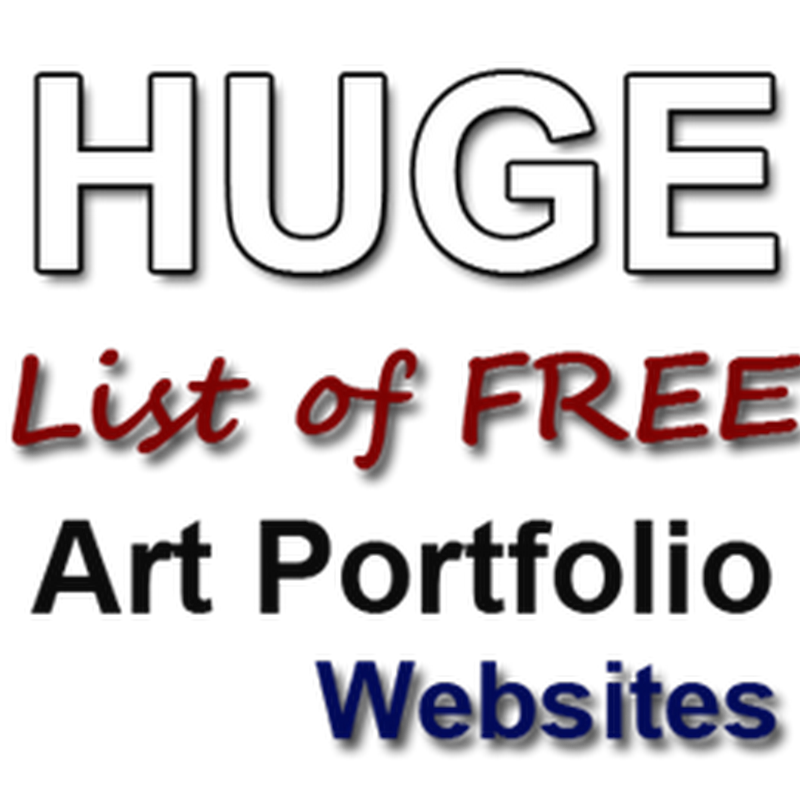 HUGE List of Free Artist Portfolio Sites for Promoting Art Online 2013