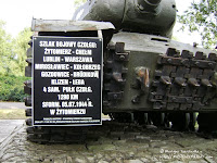 Stare Łysogórki -rosyjski czołg-pomnik IS-2