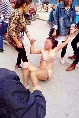 Girl Stripped Naked Public
