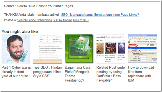 internal link muncul setiap post artikel