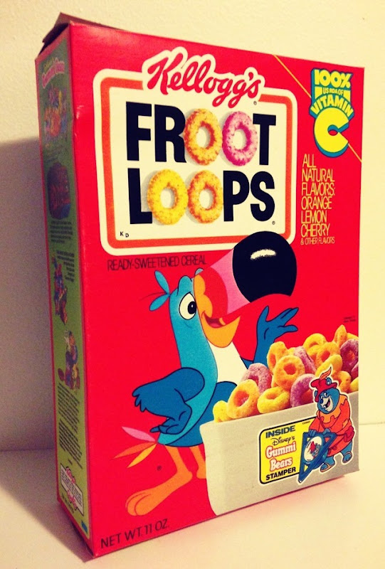 Froot Loops Cereal Front Side