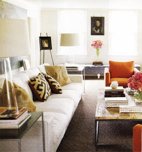 I love the industrial base of the wooden coffee table. The geometric rug pattern is also fantastic. (www.decorpad.com) I love the industrial base of the wooden coffee table. The geometric rug pattern is also fantastic. (www.decorpad.com)