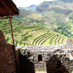 The ruins and the valley.