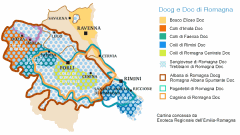 romagna vini map