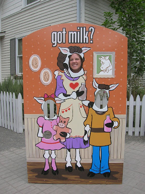 Debbie Looking Like a Cow!