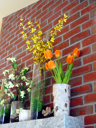 Spring Fireplace Decor | Ideas in Bloom