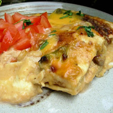 Creamy Chicken Enchiladas