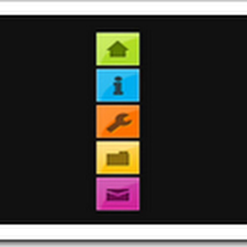 Vertical Side Menu For Blogger