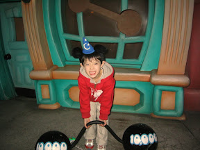 Kai lifting weights in Toon Town