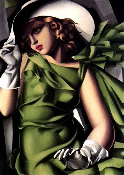 Tamara Lempicka, femme au gant Tamara Lempicka, femme au gant