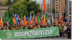 Pamplona - Manifestação do Aberri Eguna. Abr. 2014 