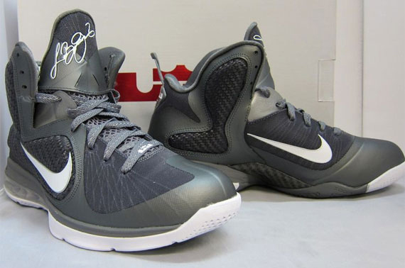Releasing Now Nike LeBron 9 Cool GreyWhiteMetallic Silver