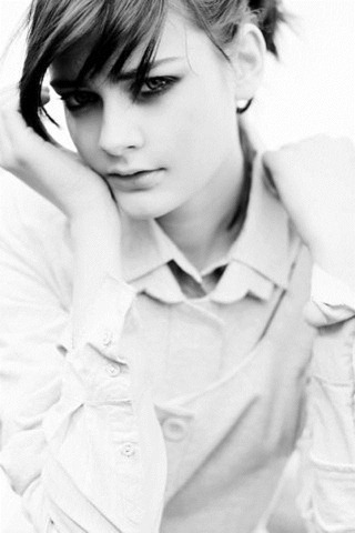 sexy girl black and white