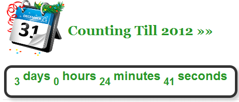 new year count-down widget