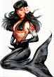 Sexy Black Mermaid