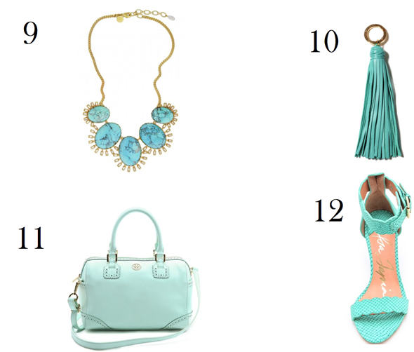 Color Crush: Turquoise via La Dolce Vita | www.ladolcevitablog.com Color Crush: Turquoise via La Dolce Vita | www.ladolcevitablog.com