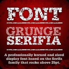 font GrungeSerifia font GrungeSerifia