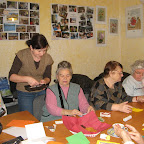 2010-12-11 - Kartki świąteczne i ozdoby choinkowe - międzypokoleniowe przygotowania