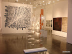 Sala 1. Obra de Siquier al fondo, Jorge Abot a la derecha y Polesello en el centro. Foto Mirabaires