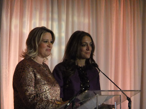 Claudia and Jennifer from the Wedding Library say a few words to welcome everyone to the event.