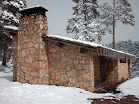 Vista del refugio