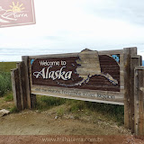 Yes, chegamos!!! -  Top of The World Hwy para Fairbanks- Alaska - EUA