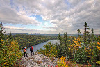 Hiking to Brush Lake Lookout, Mississagi