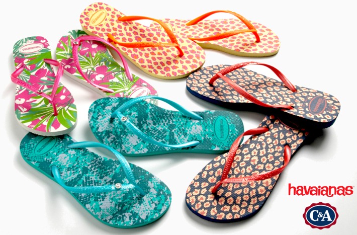 Havaianas e C&A lançam mini coleção para Verão 2013 em parceria. havaianas e c&a verao 2012 1